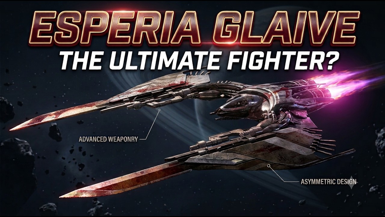 Обзор ESPERIA GLAIVE &mdash; стоит ли своих денег легендарный инопланетный истребитель в Star Citizen?