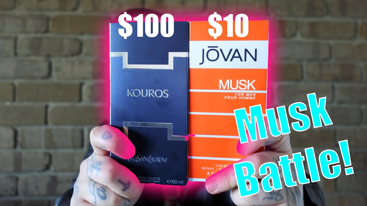 Yves Saint Laurent Kouros & Jovan Musk For Men Musk Fragrance Comparison & Review