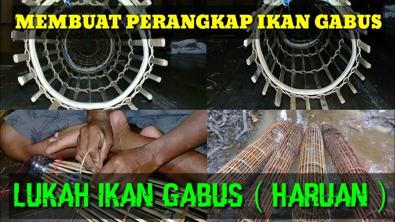 AHLI DALAM PEMBUAT PERANGKAP IKAN GABUS ( HARUAN )