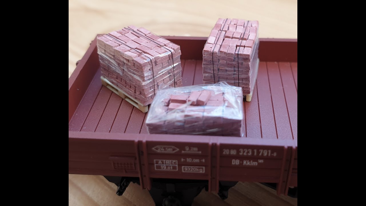 H0 Backsteinpalette selbst anfertigen