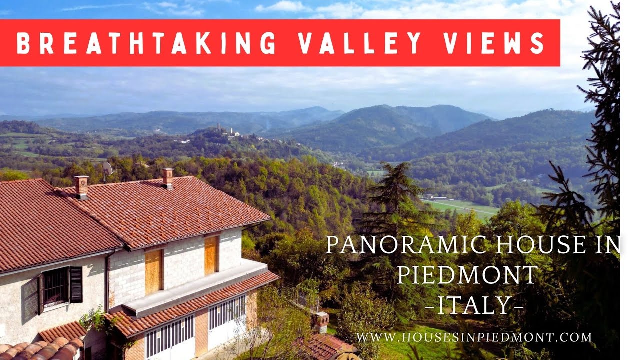 Discover Your Dream Home in the Italian Hills | Panoramic House in Piedmont with Large Garden