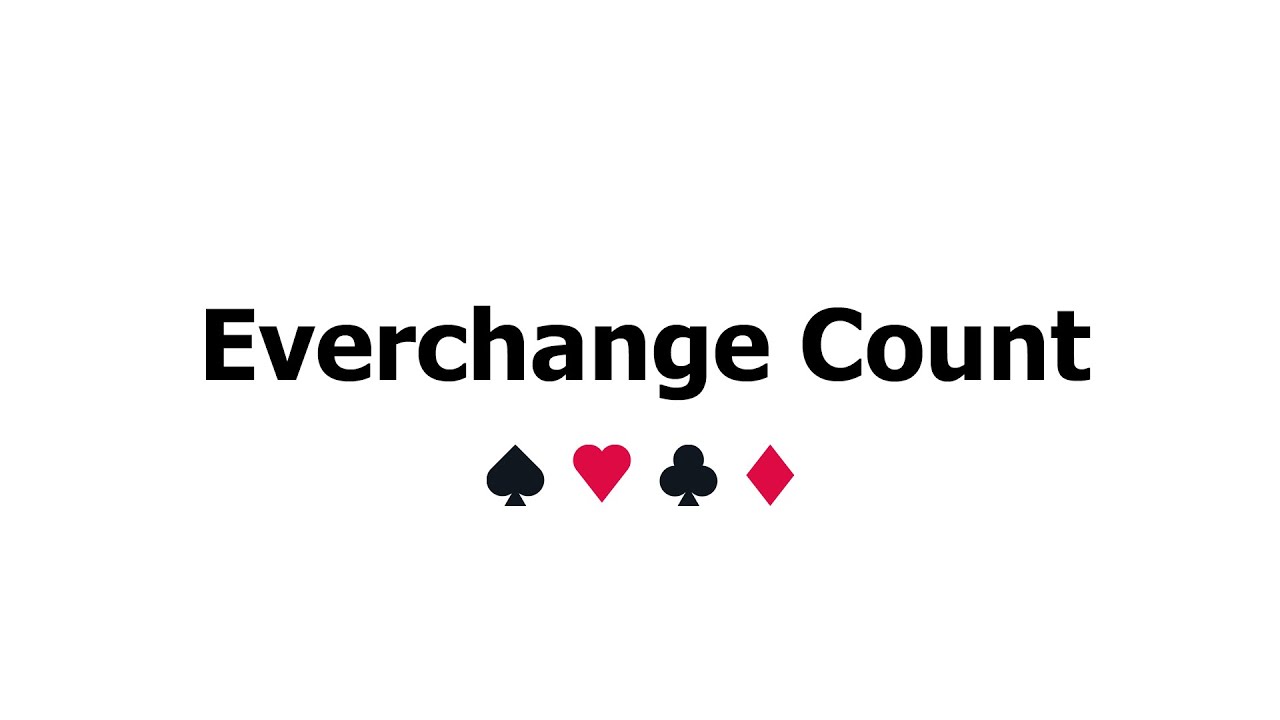 Everchange Count — Card Trick Sleight of Hand — 7magicinc com