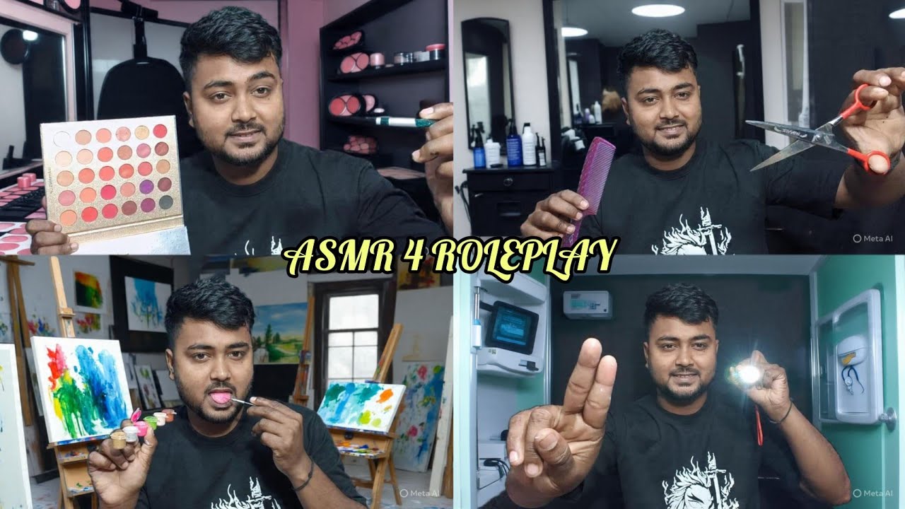 ASMR 4 Roleplay in 17 Minute