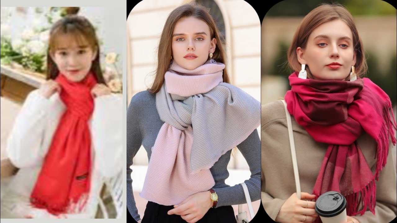 Winter Cashmere Warm Tassel Scarf 