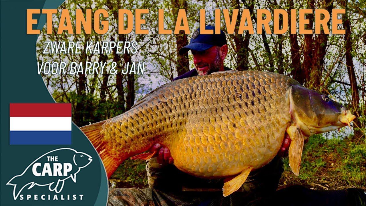 🐟 GROTE KARPERS: Karpervissen op het Franse betaalwater Livardiere! Super sessie voor Barry & Jan 🐟