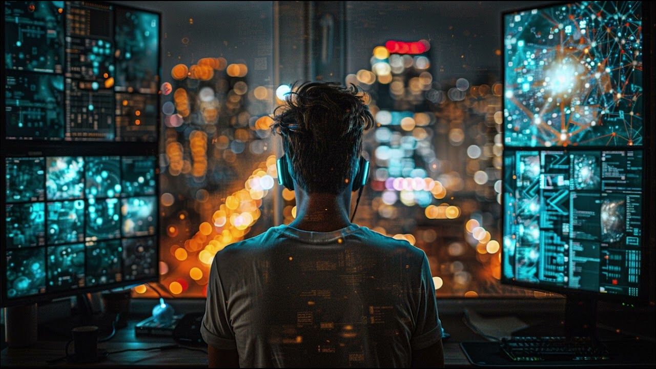 Deep Focus Music for Quiet Night Coding (1-Hour)