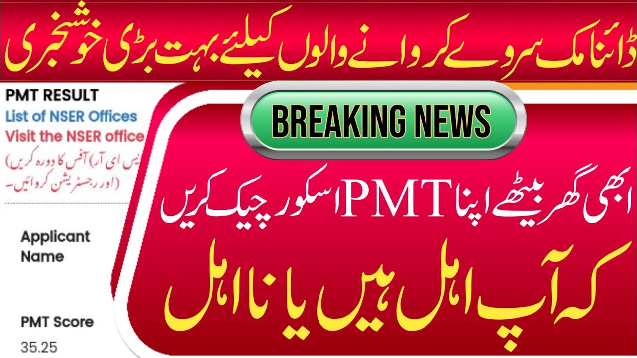 How To Check Pmt Score 2025 | 8171 Web Portal New Update | Bisp New Update 2025 | 8171