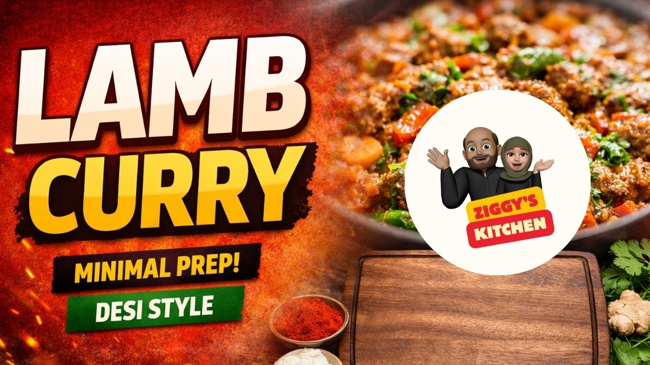 Minimal Prep Lamb Curry Recipe | Easy Pakistani Desi Home Cooking 🥘