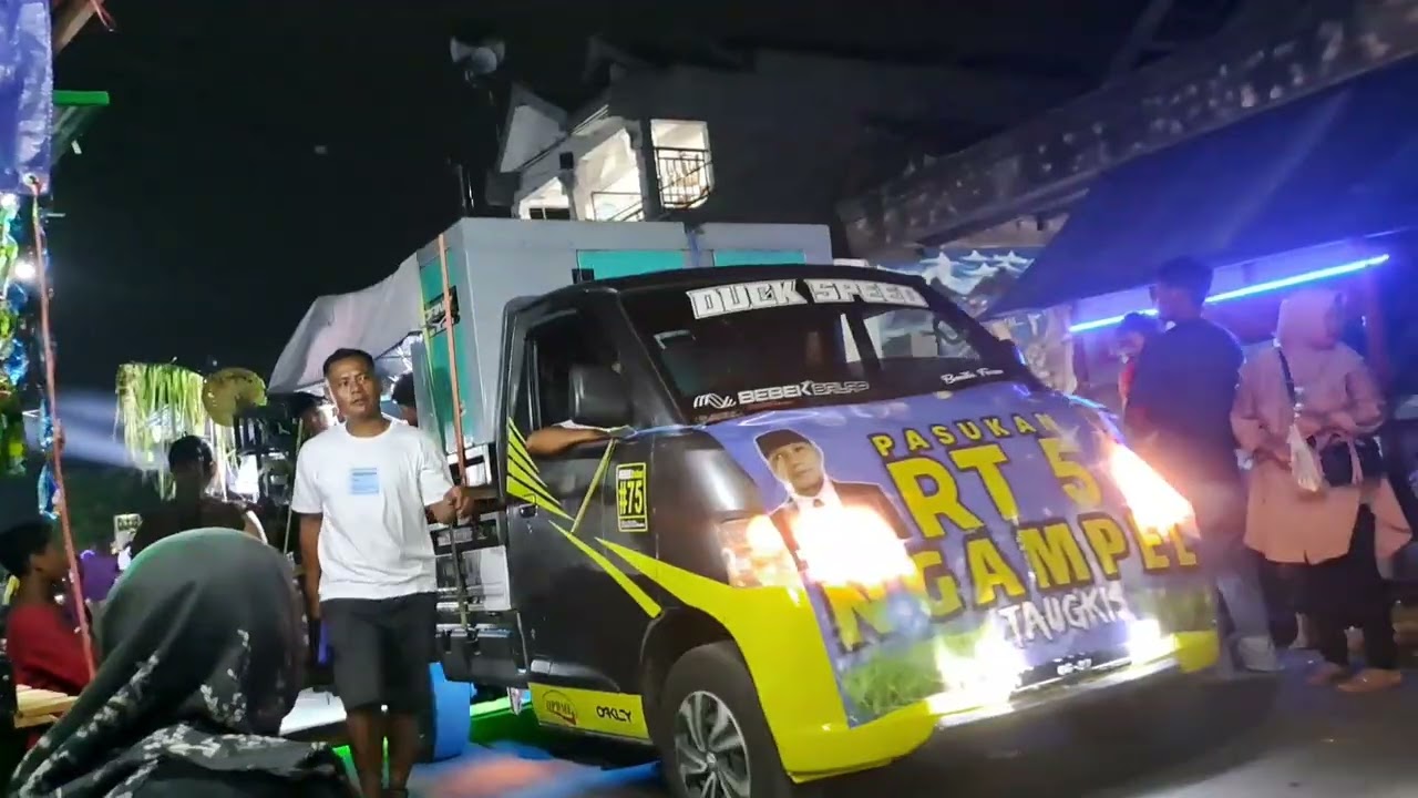 Night carnival kelurahan ngampel kediri 2025