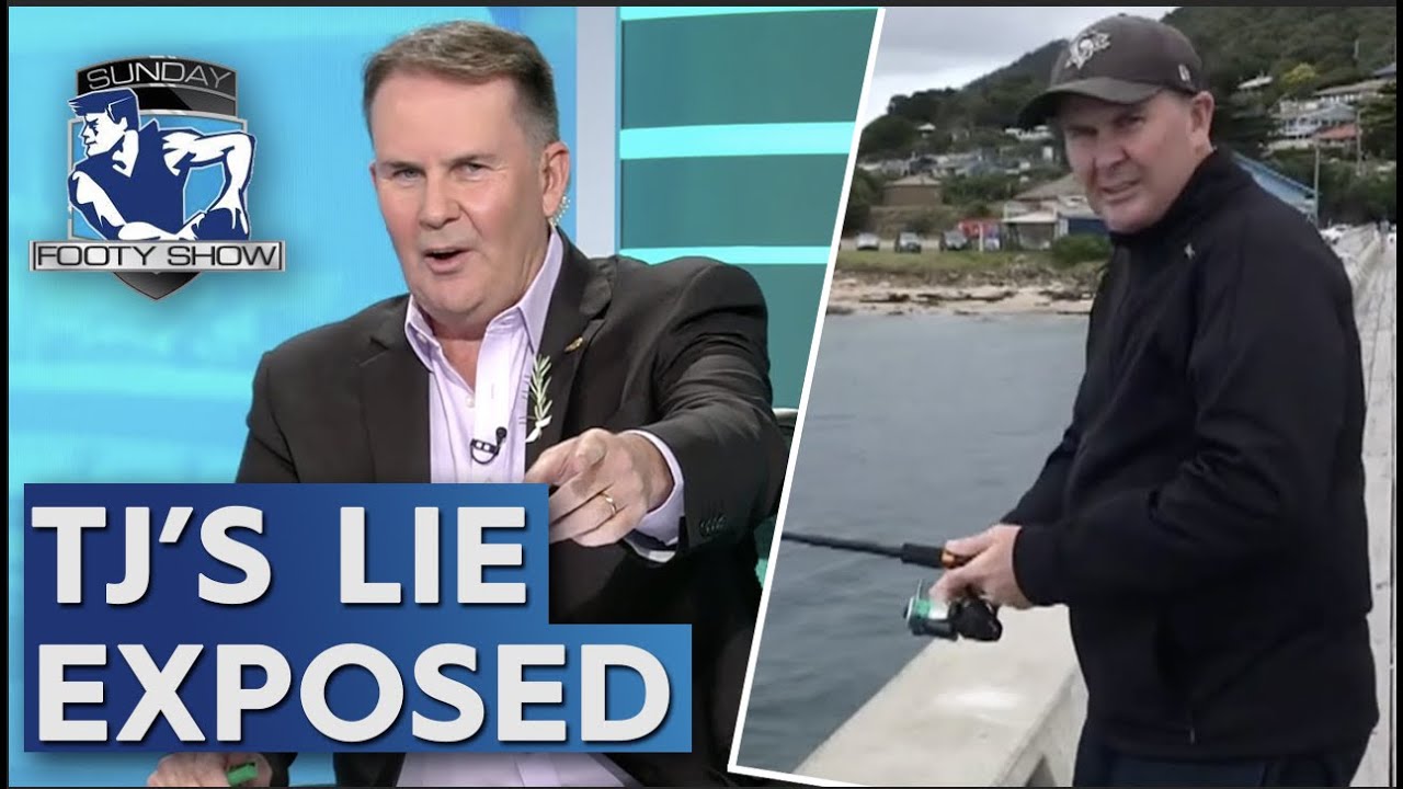 Tony Jones' lie exposed by Matthew Lloyd - Sunday Footy Show | Footy on Nine