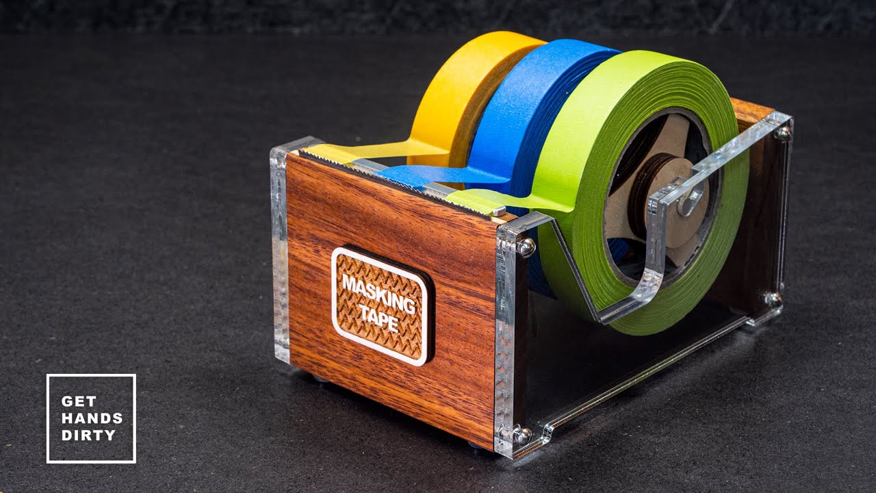 I Made a Multi Roll Tape Dispenser from Scratch!