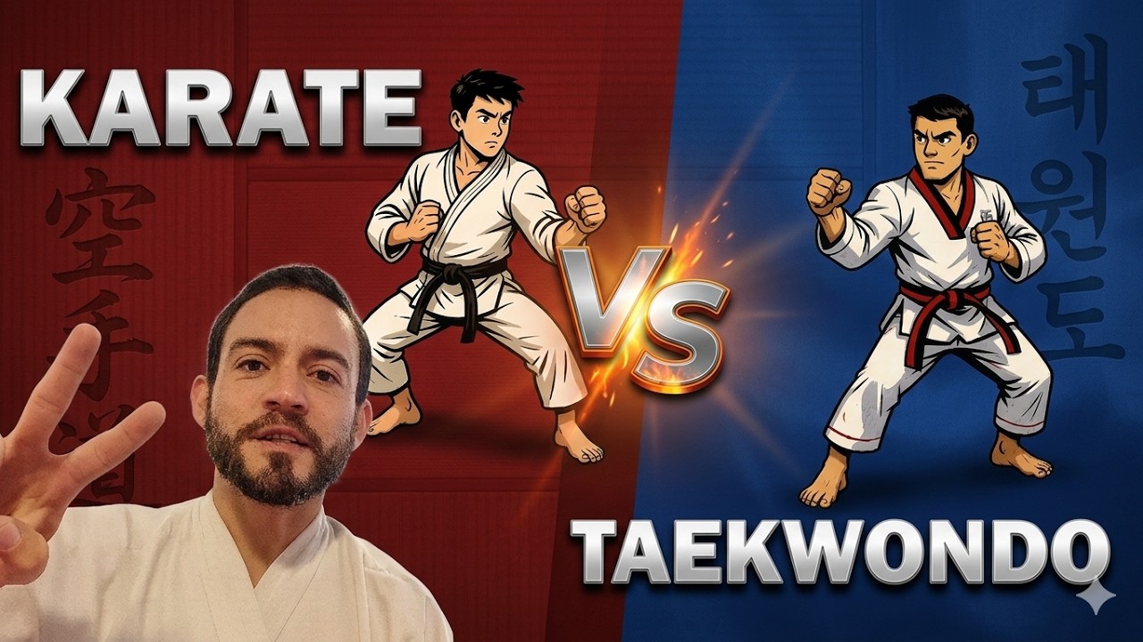 KARATE vs TAEKWONDO: Practiqué AMBOS hasta Cinturón Negro - La Verdad que Nadie te Dice