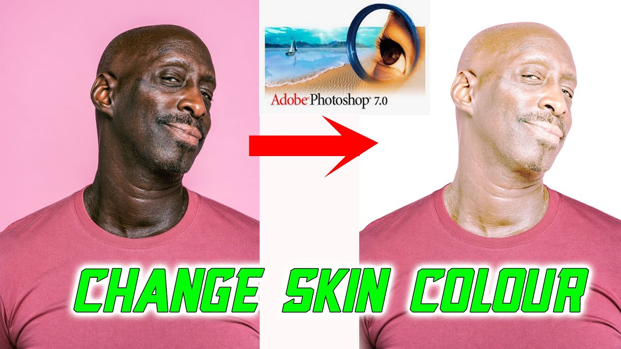 Change Skin Colour dark to white in Photoshop 7.0  in  A Minute   II   Photoshop 7.0 Tutorial