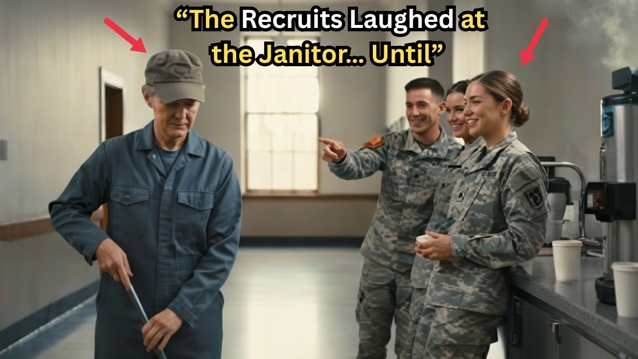 The Recruits Laughed at the Janitor… Until the General Froze