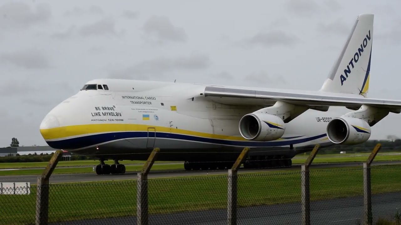 Antonov An-124-100 arrival into Dublin Airport - 6th August 2025 at 09:18 from Chicago.