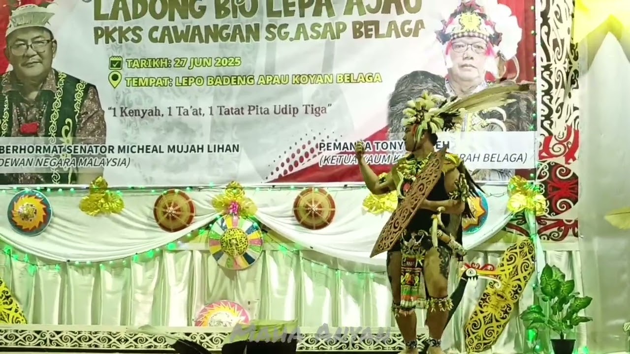 Tempat ke-2 Ngajat Solo Lelaki Ladong Bio Lepa Ajau PKKS