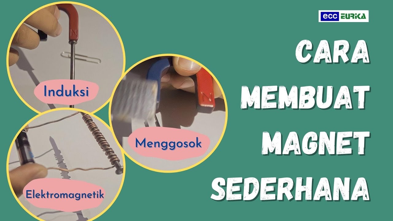 Cara Membuat Magnet Sederhana (Praktikum IPA) | Elektromagnetik, Induksi, Menggosok