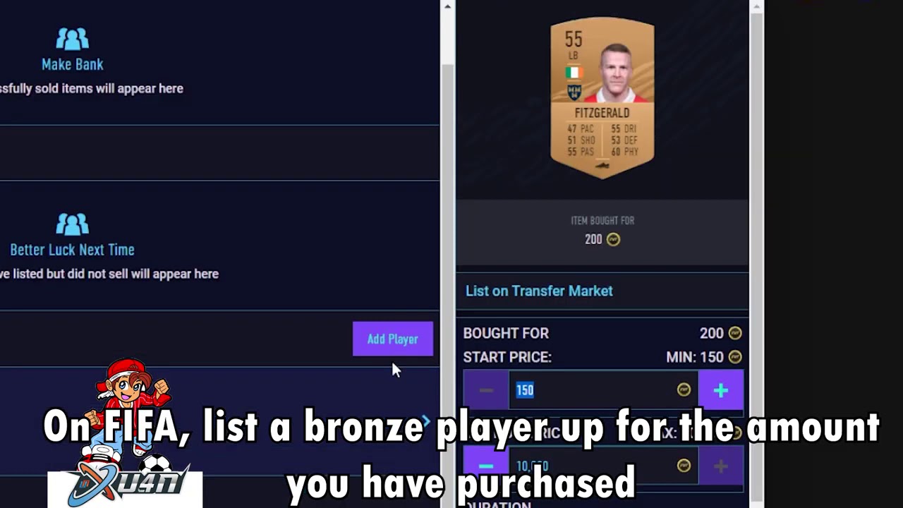 How to Buy FIFA 21 coins using U4N! Tutorial