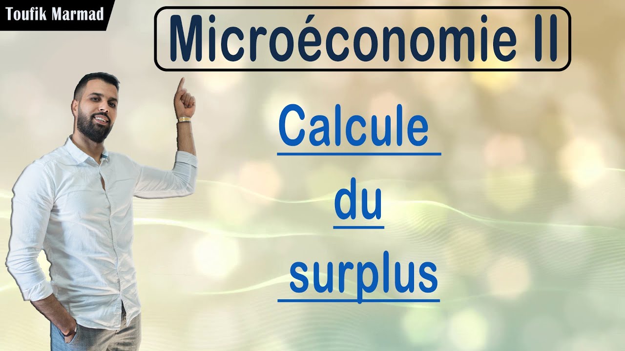 Calcul du surplus : consommateur et producteur