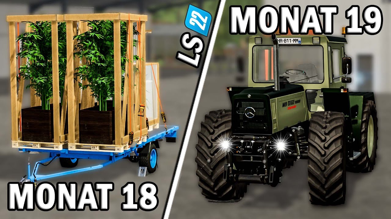 Traktor gekauft! MB TRAC 1800 Silberdistel für den HOF - Mit 0€ zur MEGAFARM im LS22 #8