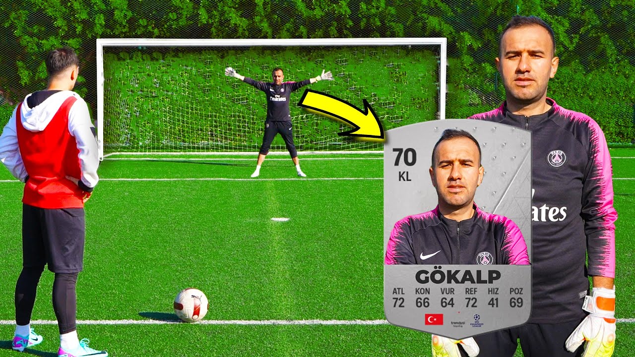 70 RATİNG KALECİYE 100 ŞUT ÇEKTİK!