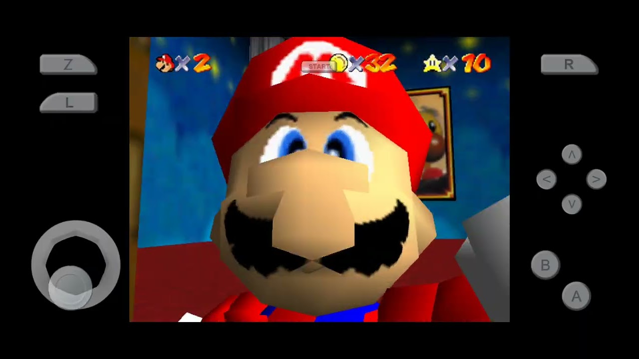 Han jugando este hackrom de Super Mario 64?