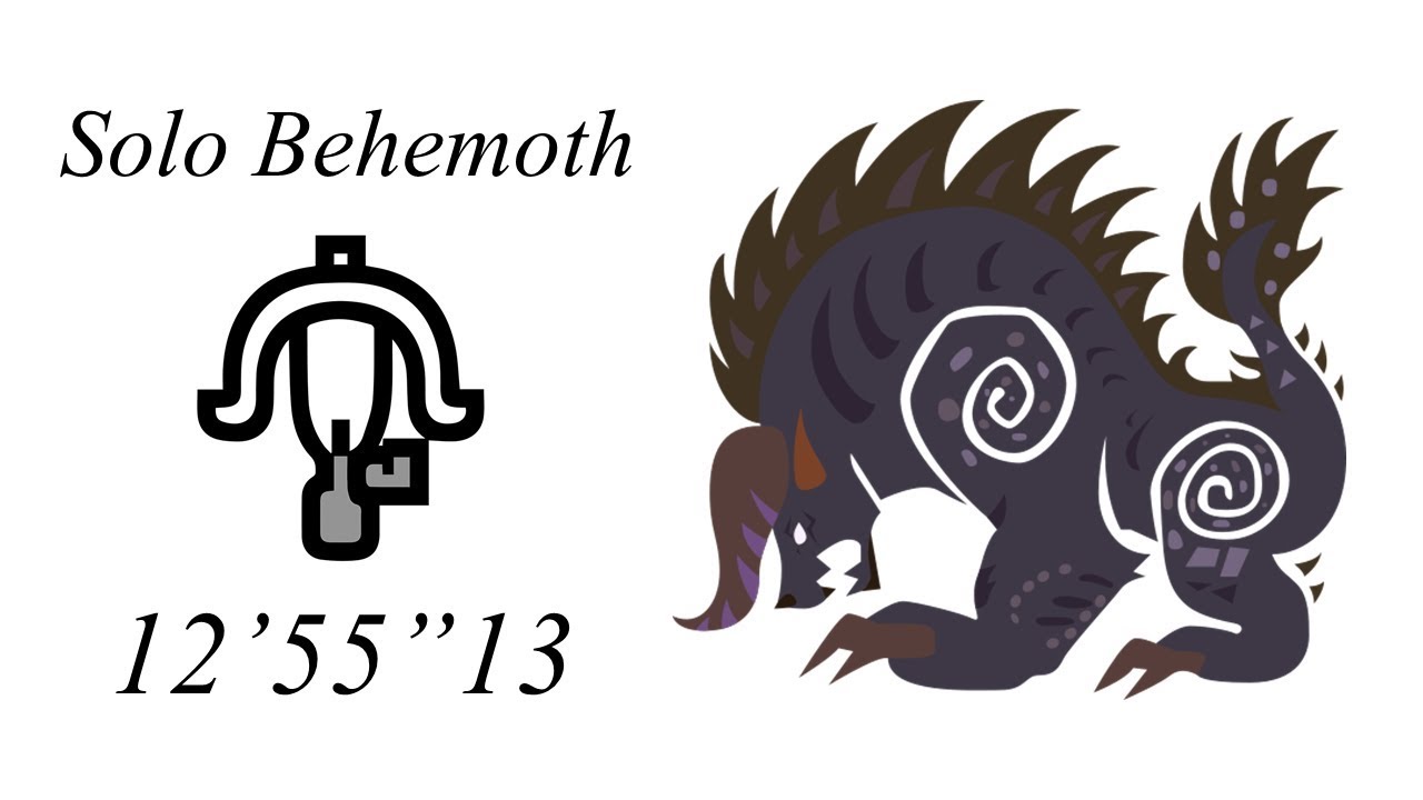 MHW: Behemoth Solo Light Bowgun - 12'55