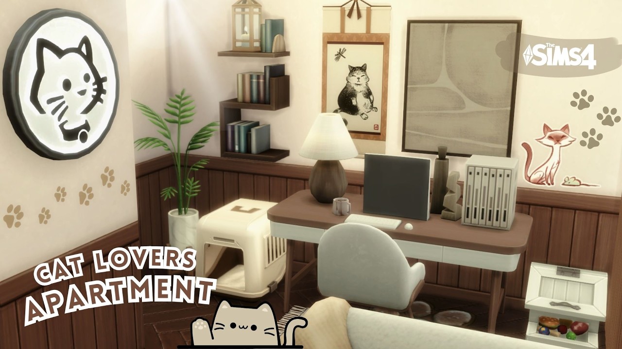 Cat Lovers Apartment🐱 | The Sims 4 Build | Stop Motion | No CC