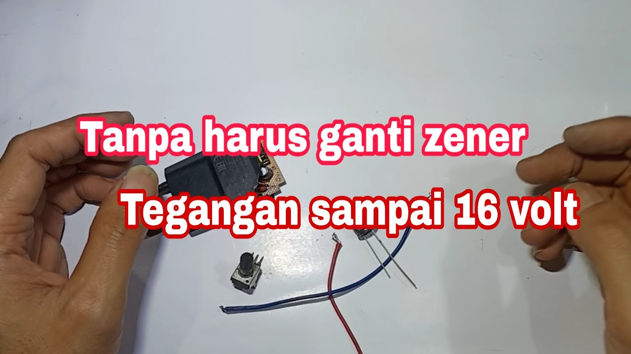 Cara mudah membuat charger hp menjadi 12 volt