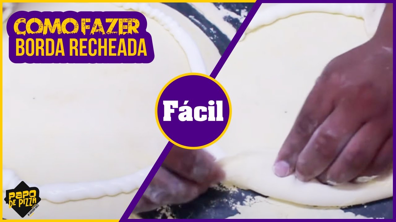 Como fazer Borda de Pizza | Aprenda Fazer | Pizza com Borda recheada | Pizza com Borda Falsa