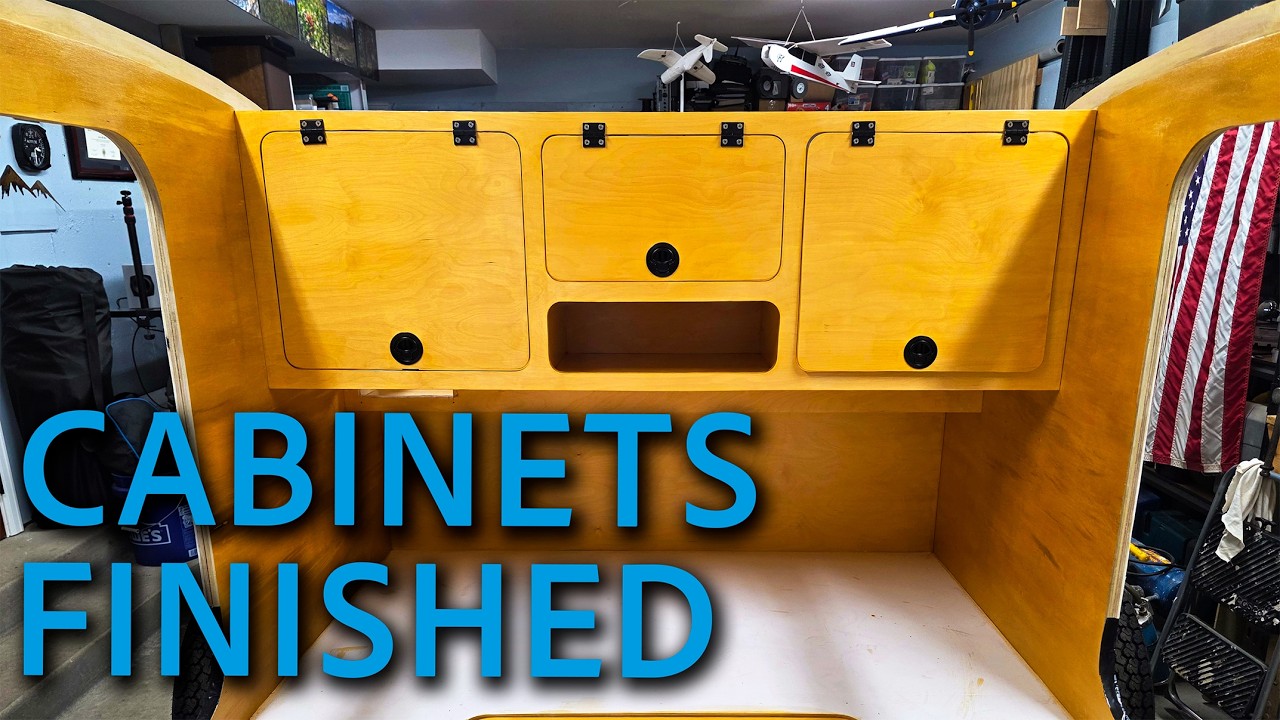 I Took a Risk to Fix My Epoxy Countertop (Teardrop Cabinets Finished!)