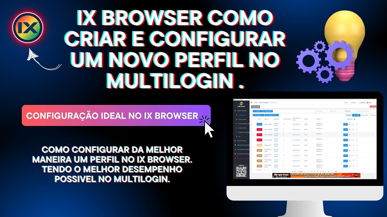 Ix Browser -  Como criar e configurar um novo perfil no Multilogin. (MELHOR CONFIGURAÇÃO)