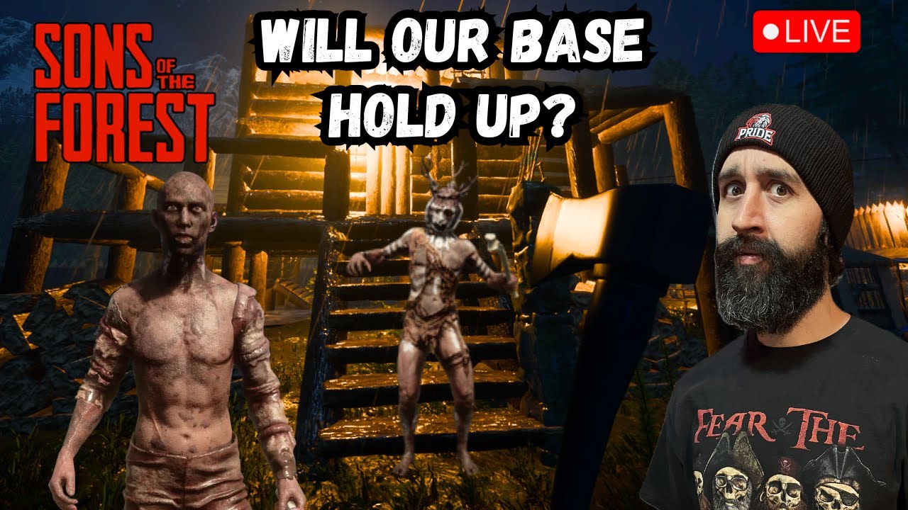 🔴 Building the Ultimate Base and Exploring Deadly Caves in Sons of the Forest – Episode 4