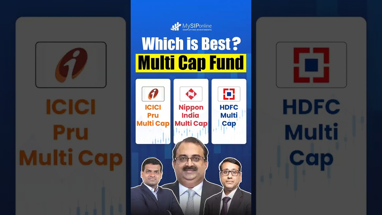 Nippon India vs ICICI Prudential vs HDFC Multi Cap Mutual Funds| Best  Funds for 2025?
