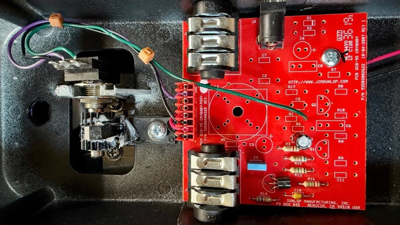 DIY Crybaby (traditional) Volume Pedal Conversion