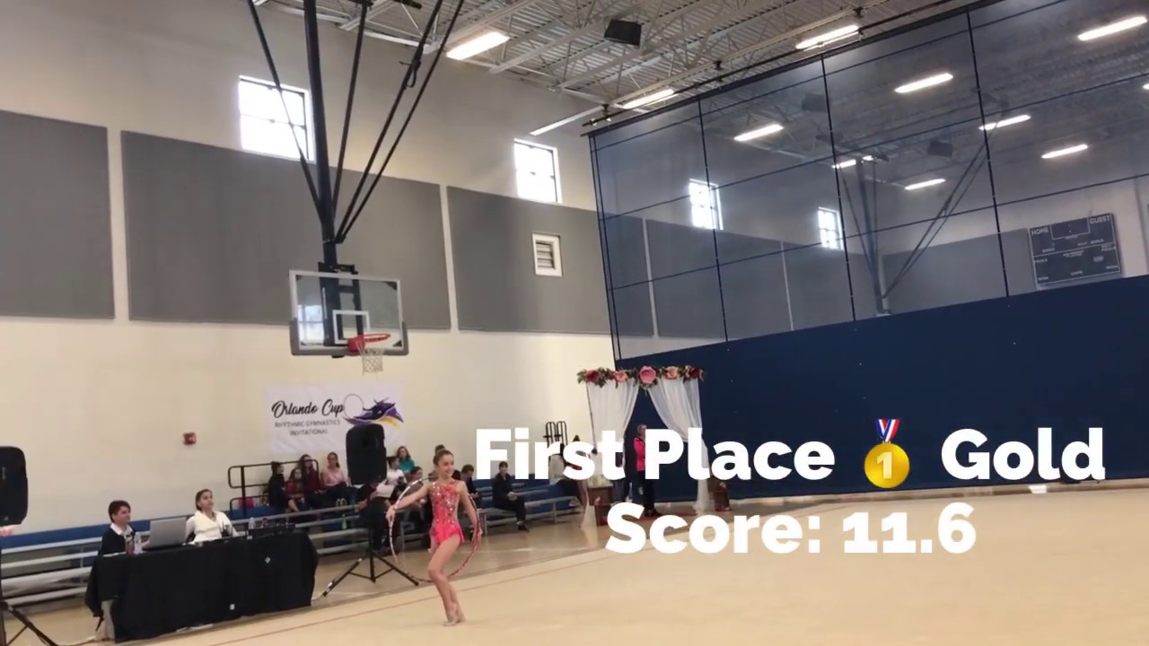 Level 7 Rhythmic gymnast Hoop routine