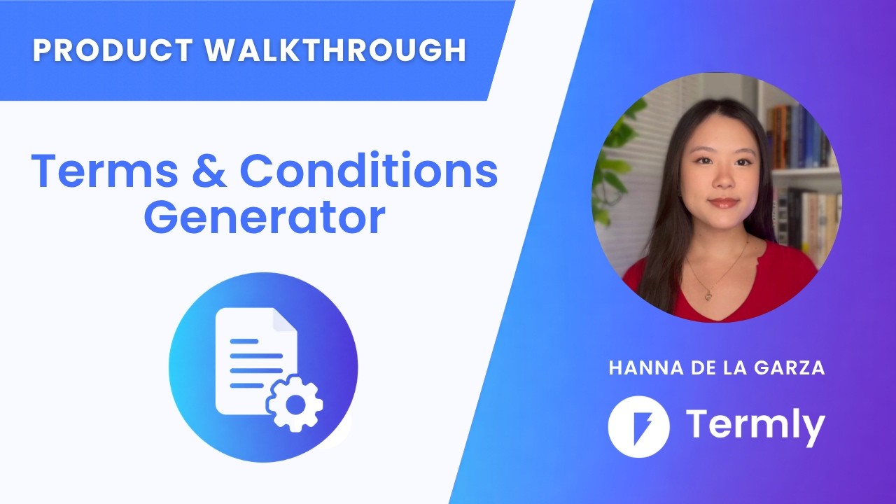 How to Create Terms and Conditions with Termly's Free Terms and Conditions Generator