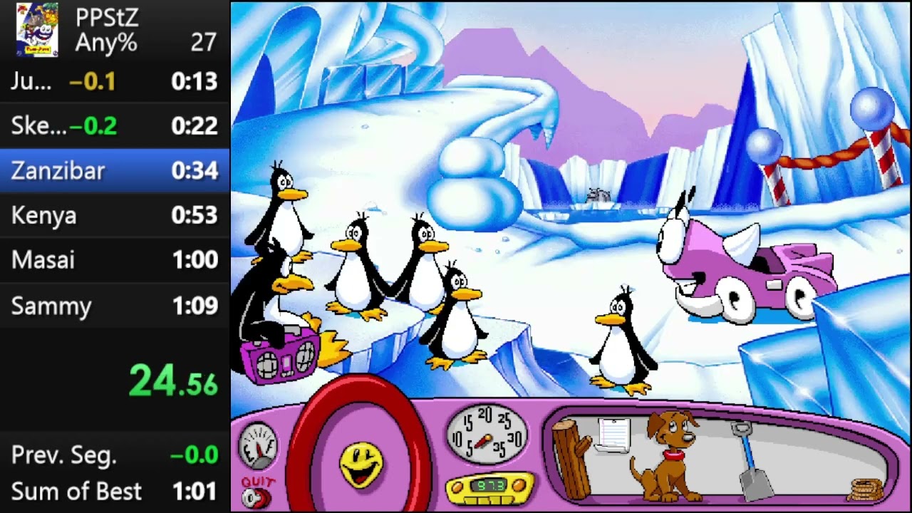 Putt-Putt Saves the Zoo | Any% | 1m 7s 200ms | Old PB