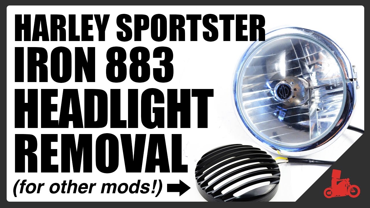HOW TO: Remove Headlight (for other mods!) - Harley Sportster Iron 883