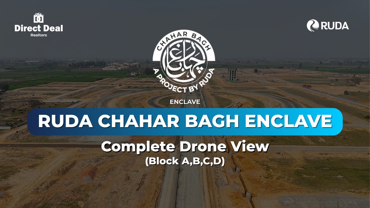 Ruda Chahar Bagh Enclave Complete Drone View | Chahar Bagh Enclave