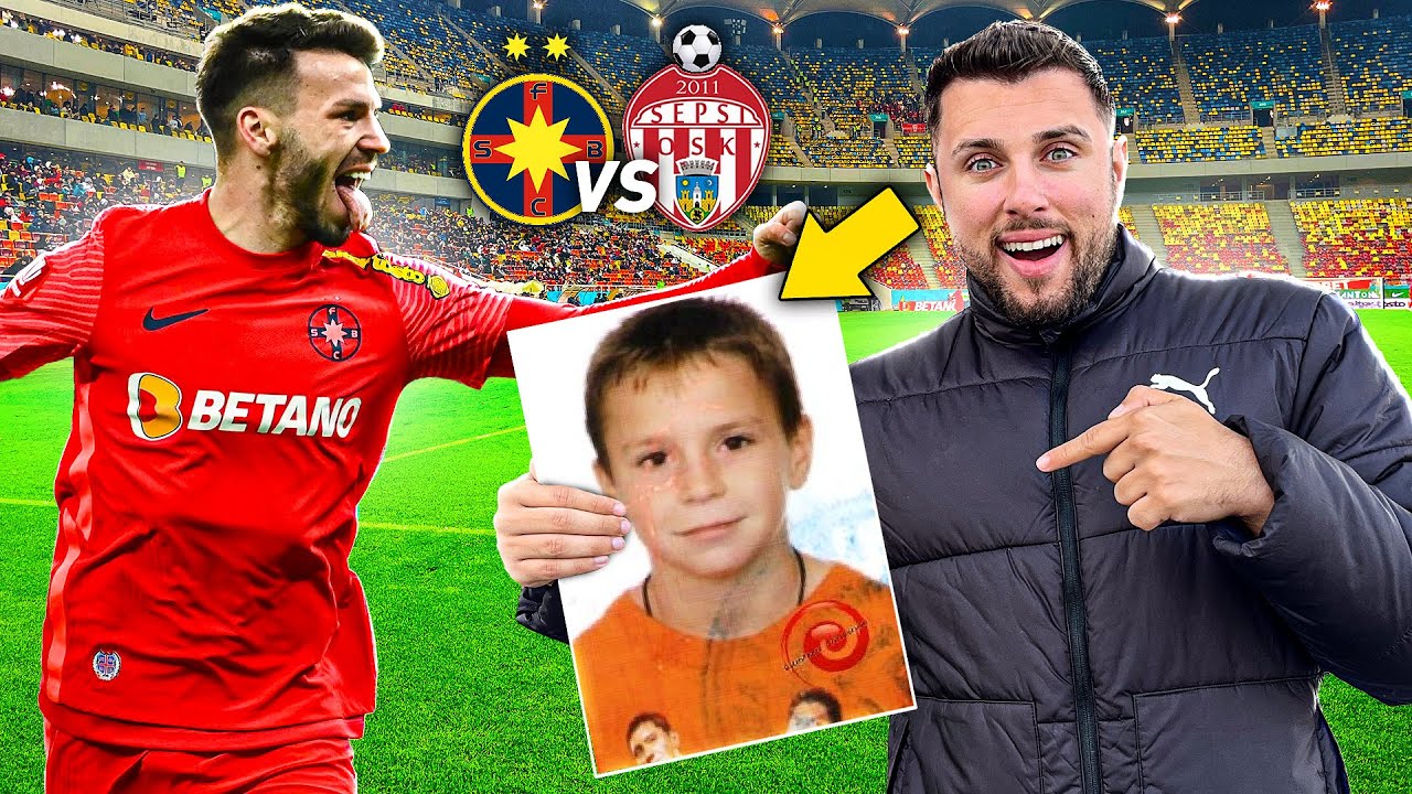 GHICEȘTE FOTBALISTUL ȘI CÂSTIGĂ UN TRICOU CU FCSB LA MECIUL VS SEPSI!!