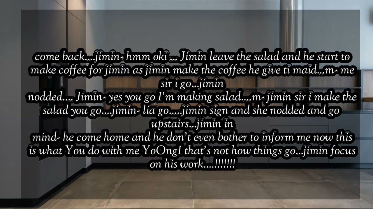 When they both have heated.argument and give silent treatment.to each other||yoonminff|one.shot|#pov