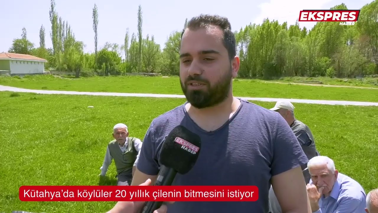 Kütahya’daki bu köy sakinleri, 20 yıllık soruna çözüm istiyor