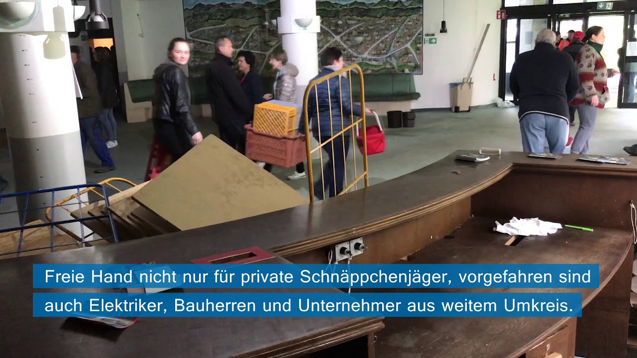 Großes Ausräumen in Ex-Klinik in Freyung