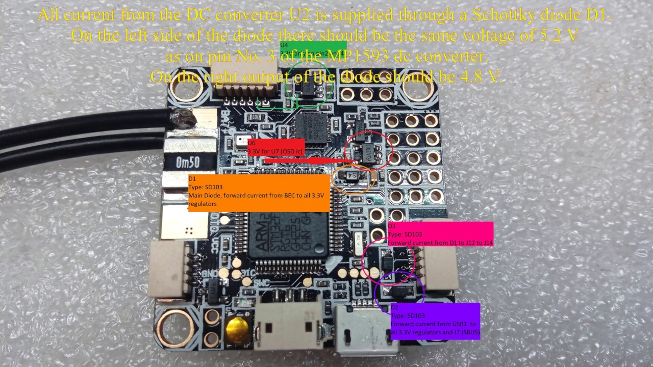 Omnibus F4 PRO V2  5v output fix