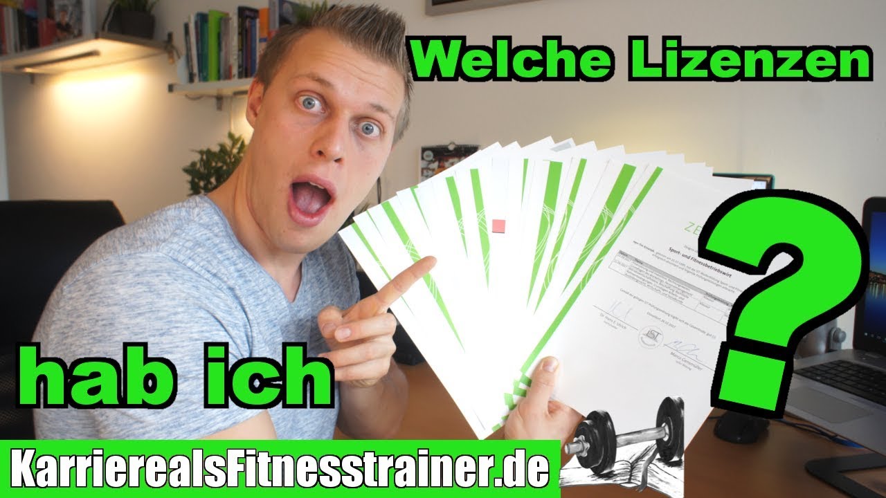 Welche Fitnesstrainer-Lizenzen habe ich und was haben sie mir gebracht? (A-Lizenz, B-Lizenz usw)