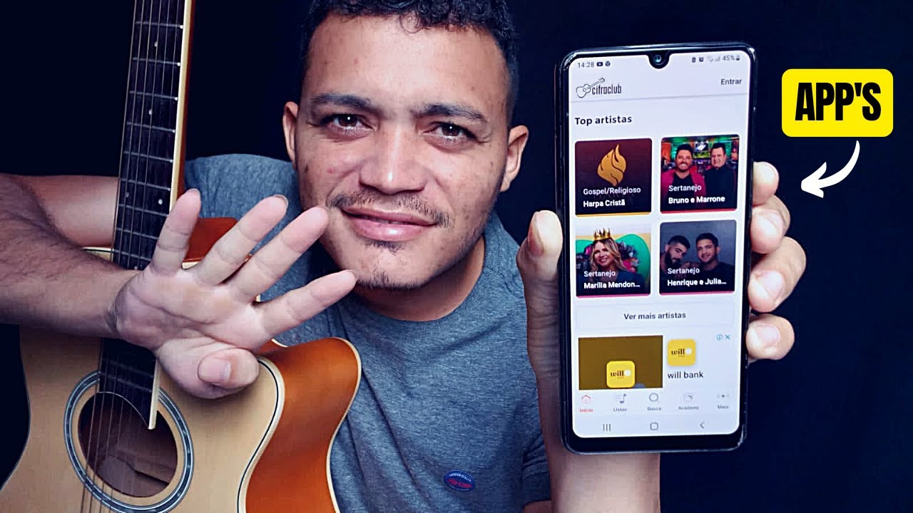 Descubra os 4 Aplicativos Imprescind&iacute;veis para Aprender a Tocar Viol&atilde;o!