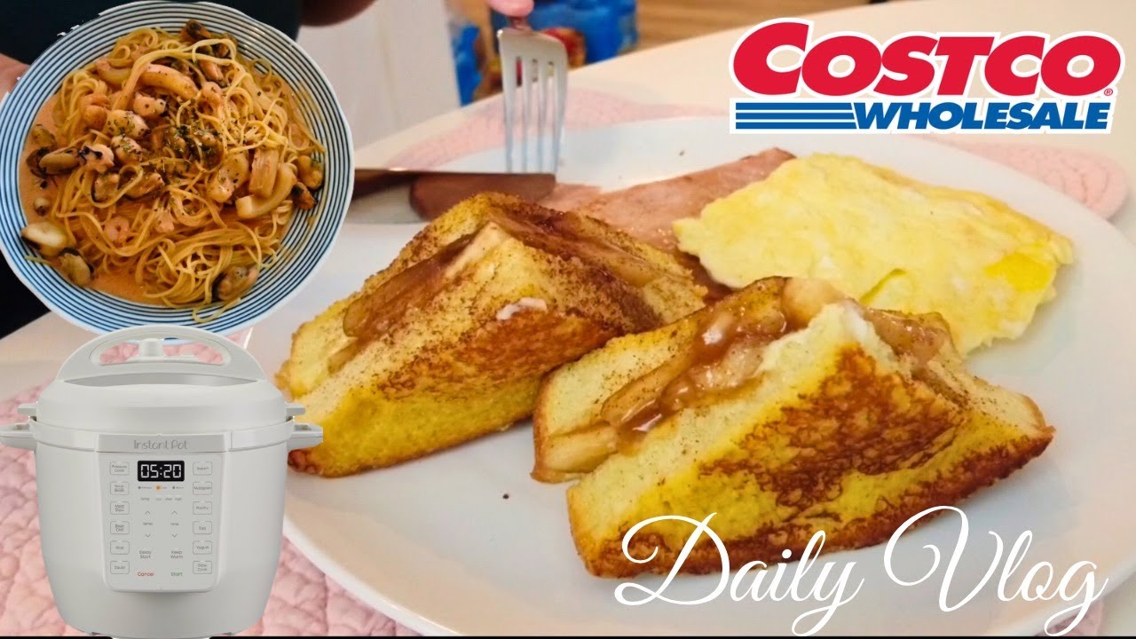 【SoCal Vlog#3】New Instant Pot/ Costco/ One-pot seafood tomato cream pasta/ Japanese dry curry