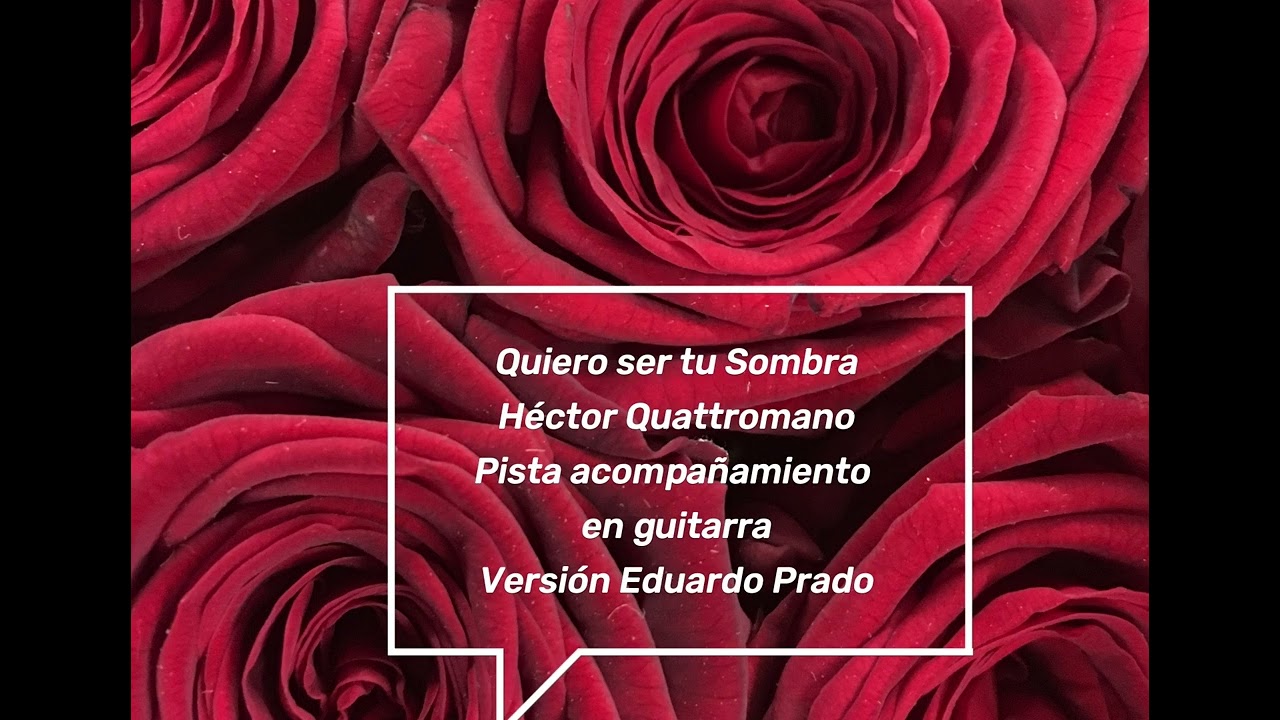Quiero ser tu Sombra acompañamiento guitarra versión Eduardo Prado