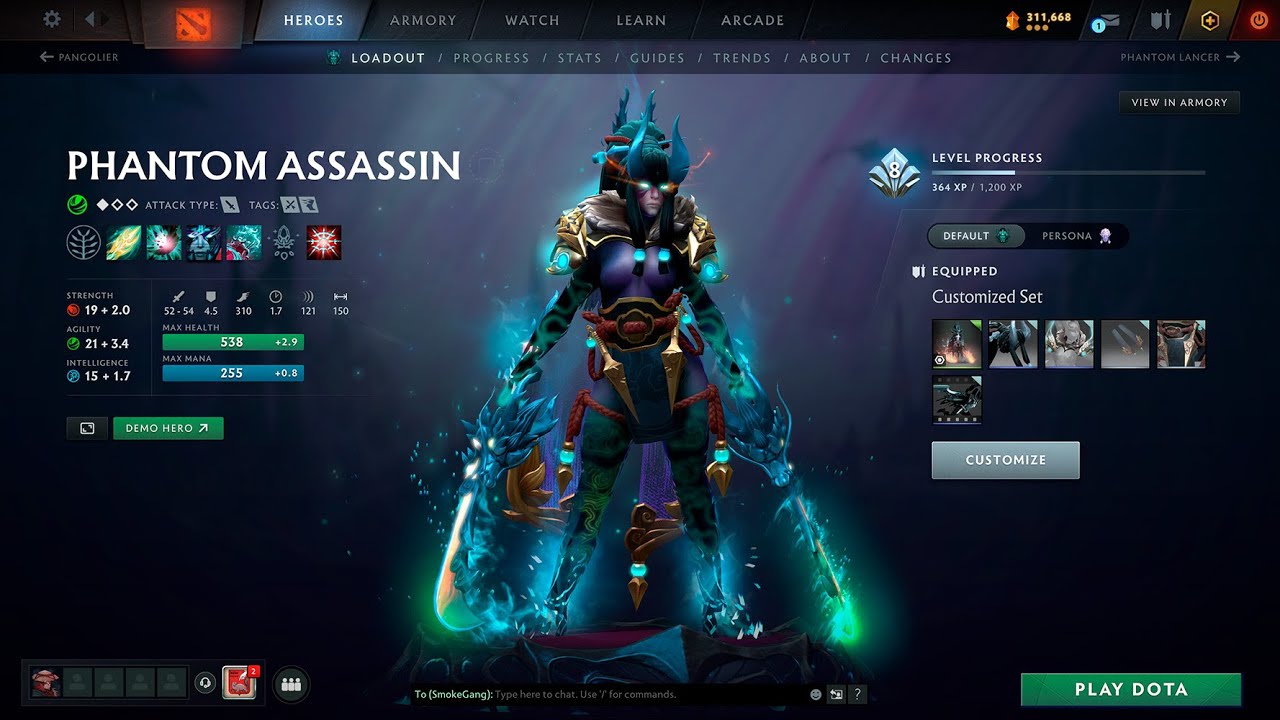 DotaFashion - Phantom Assassin look (Spring 2024) 4K